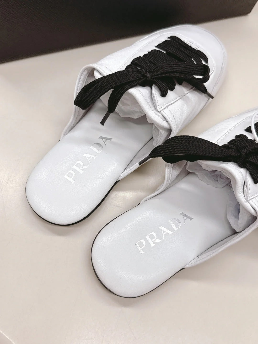 PRA 26S Mule Sneaker White Sheepskin 600617