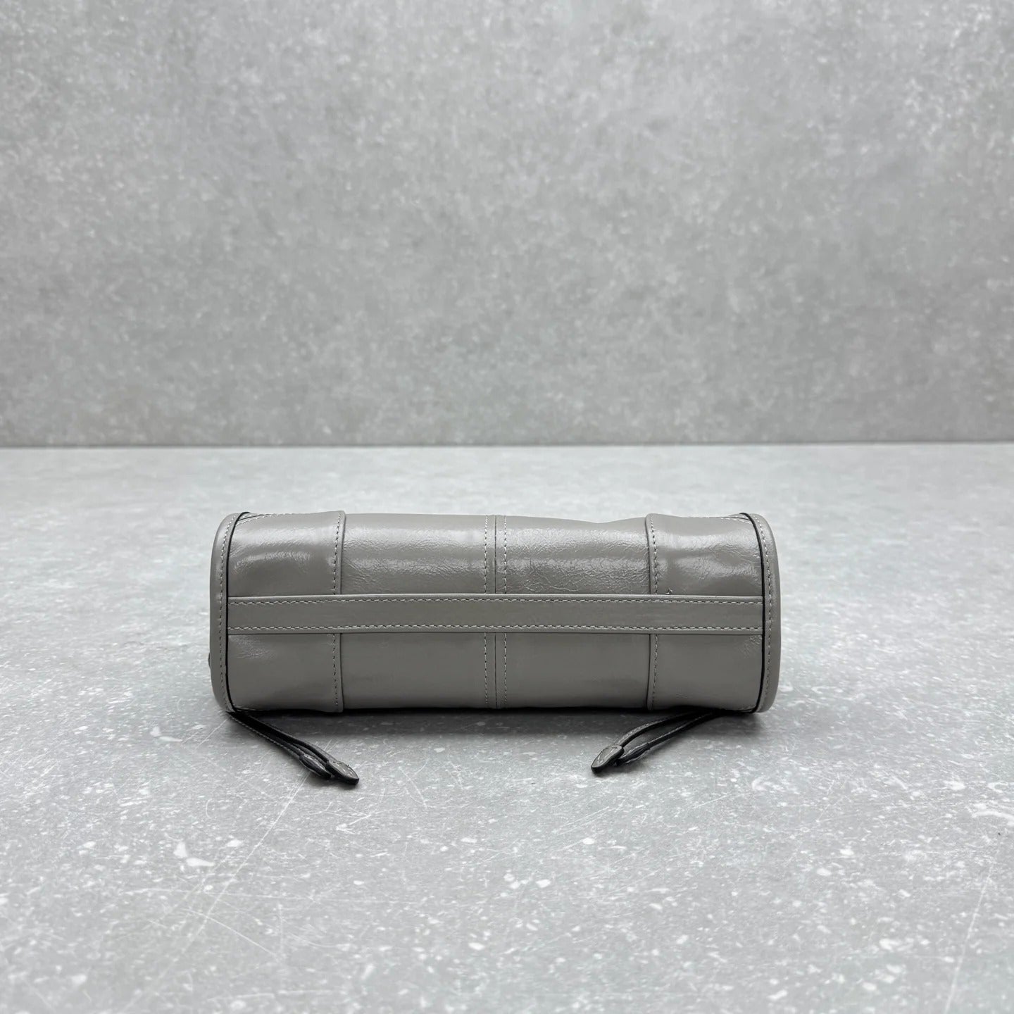 Prada 2026 Bonnie Bag 24cm Gray Leather