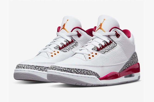 Jordan 3 Retro Cardinal Red Sneakers - Archive Edition | Fresh Heat